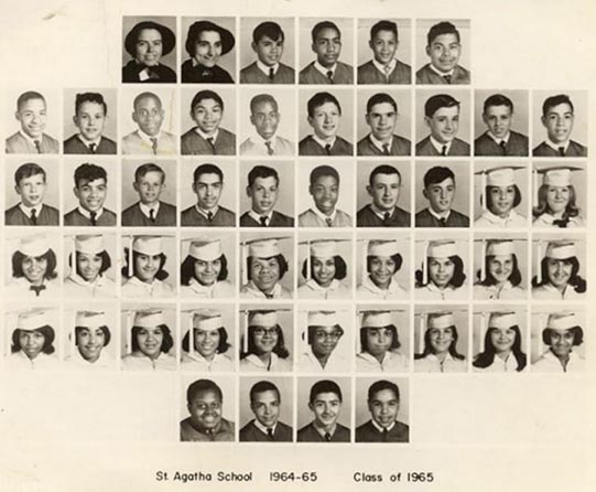 8th grade class, 1965